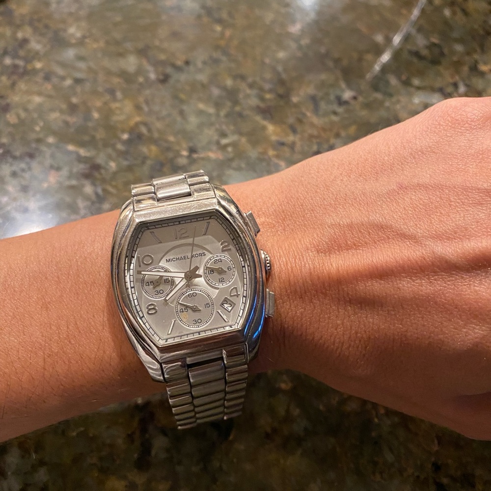 Michael Kors silver watch
